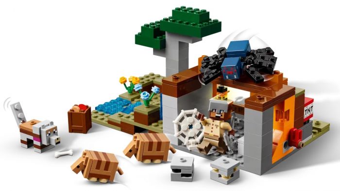 Конструктор LEGO Minecraft Шахтна експедиція «Броненосець»