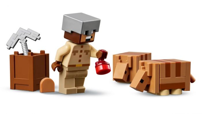 Конструктор LEGO Minecraft Шахтна експедиція «Броненосець»