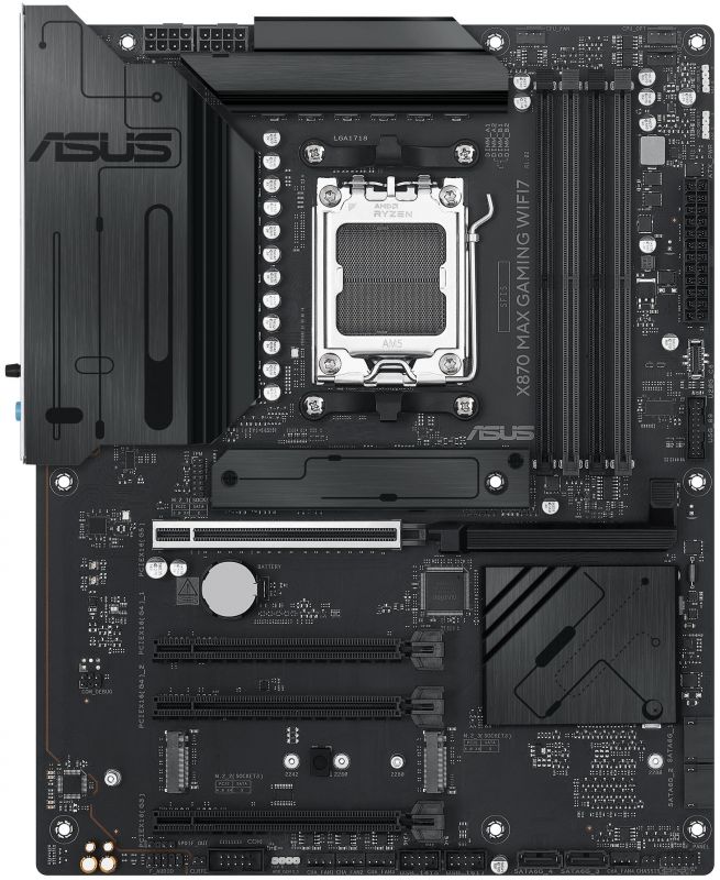 Материнcька плата ASUS X870 MAX GAMING WIFI7 sAM5 X870 4xDDR5 M.2 HDMI USB Type-C WiFi BT ATX