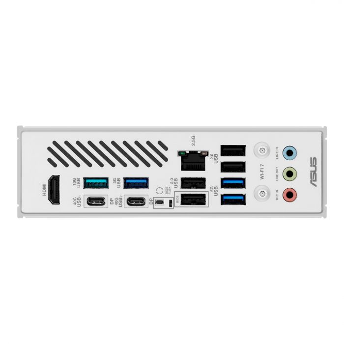 Материнcька плата ASUS X870 MAX GAMING WIFI7 W sAM5 X870 4xDDR5 M.2 HDMI USB Type-C WiFi BT ATX білий