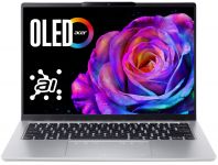 Ноутбук Acer Swift Go 14 SFG14-74 14" WUXGA OLED, Intel U9-285H, 32GB, F1TB, UMA, Win11, сріблястий
