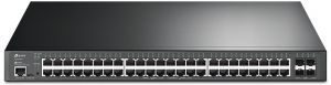 Комутатор TP-LINK SG3452XP 48xGE (48xPoE), 4xSFP+, 500Вт, Керований L2