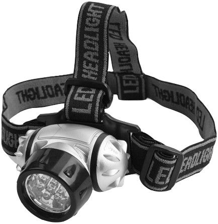 Ліхтар налобний на батарейках Tolsen, AAAх3, 50лм, 3 функції освітлення