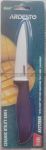 Ніж керамічний універсальний Ardesto Fresh, 10см, кераміка, пластик, коричневий