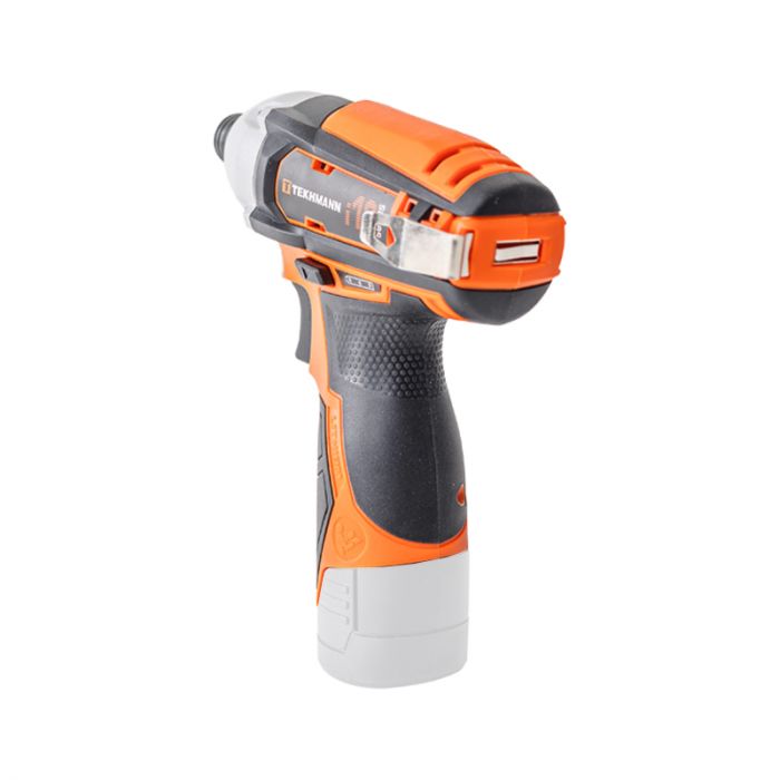 Гвинтоверт ударний акумуляторний Tekhmann TCD-90/i12 12В до 2500об/хв 90Нм 0.8кг без АКБ та ЗП