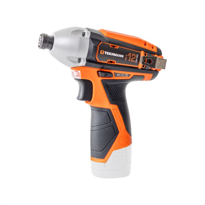 Гвинтоверт ударний акумуляторний Tekhmann TCD-90/i12 12В до 2500об/хв 90Нм 0.8кг без АКБ та ЗП