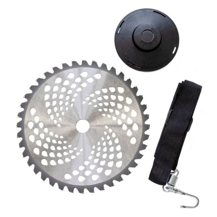 Тример садовий Tekhmann BCE-2014 v2.0 2000Вт ліска 38см ніж 25.5см 4.7кг