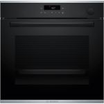 Духова шафа Bosch електрична, 71л, A+, дисплей, конвекція, пара, телескопічні направляючі, чорний