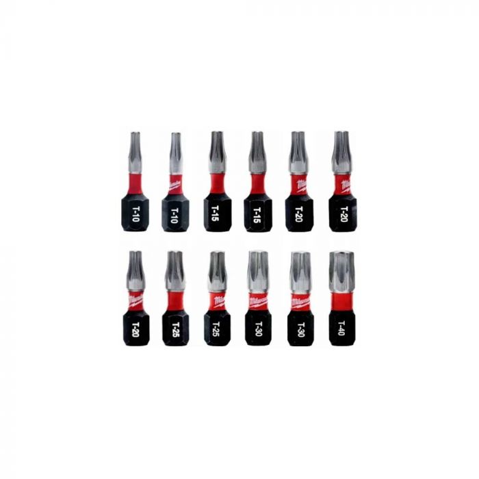 Біти Milwaukee Shockwave, набір 35шт, кейс