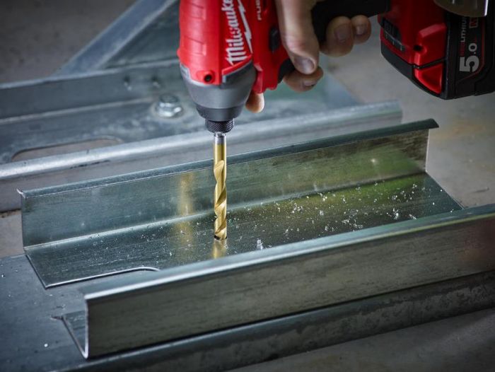 Набір свердел по металу Milwaukee RedHEX Shockwave HSS-TiN, 10шт, 3-10мм, кейс