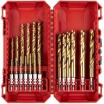 Набір свердел по металу Milwaukee RedHEX Shockwave HSS-TiN, 19шт, 2-10мм, кейс