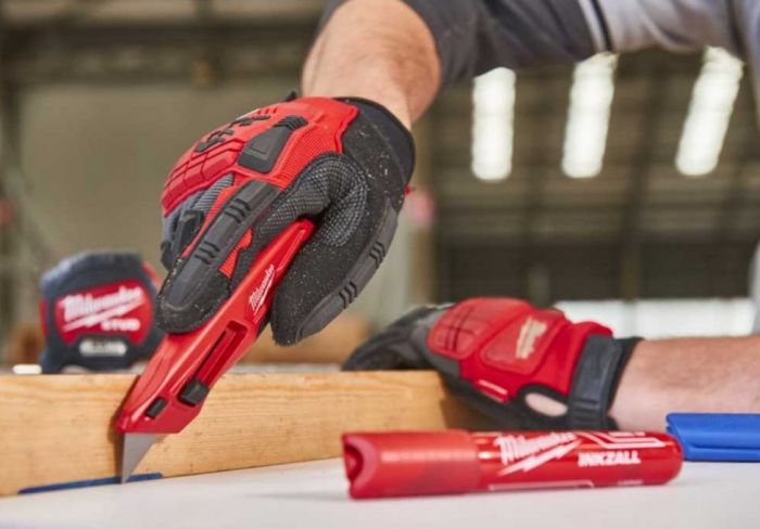 Рукавички робочі Milwaukee Impact Demolition, поліестер/спандекс/нітрил, р.9/XL, чорні