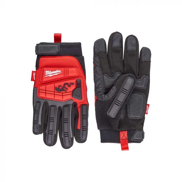 Рукавички робочі Milwaukee Impact Demolition, поліестер/спандекс/нітрил, р.9/XL, чорні