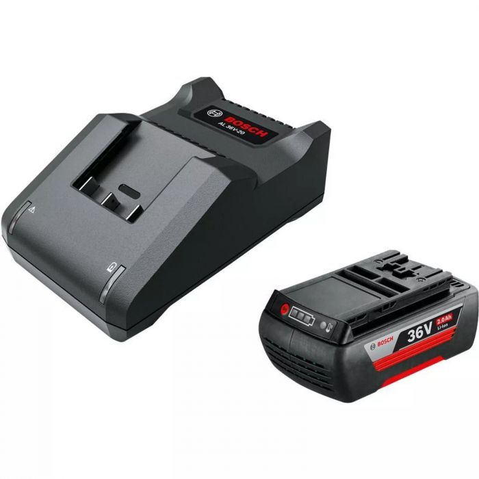 Набір акумулятора та зарядного пристрою Bosch GBA 36V 2.0Ah, ЗП AL 36V-20
