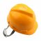 Каска захисна Tolsen, пластик поліпропілен РР, пряжка для регулювання, навушники, жовтий