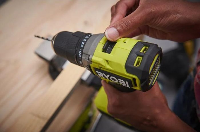 Шурупокрут-дриль акумуляторний Ryobi ONE+ HP RPD18C1-1C20G 18В 1х2А·год ЗП 60Нм 450·1700об/хв 0.95кг сумка