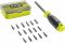 Викрутка Ryobi RHSDM1701, битотримач 1/4", 100мм, 16 біт, SL,PH,PZ,Torx, кейс
