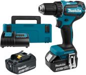 Шурупокрут-дриль акумуляторний Makita DDF485SFJ 18B 1х3А·год 27-50Нм 0-500·0-1900 об·хв кейс 1.7кг