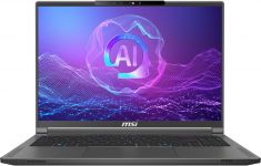 Ноутбук MSI Creator A16 AI+ A3XVGG 16 UHD, Ryzen AI 9 HX 370, 32GB, F2TB, NVD4070-8, W11P, сірий