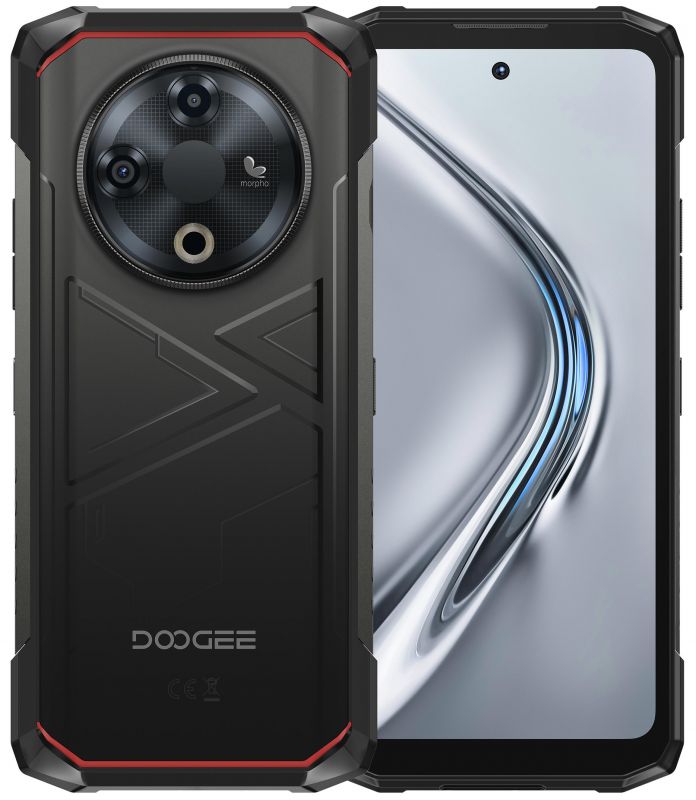 Смартфон Doogee Fire 6 6.56" 6/256ГБ, 2SIM, 10400мА•год, чорний (з тепловізором)