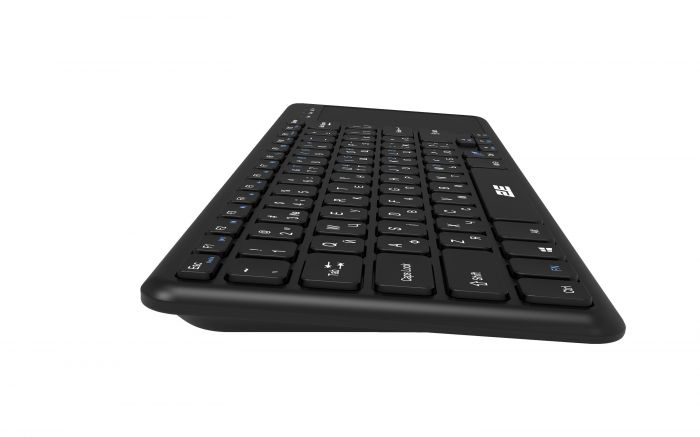 Клавіатура ножнична 2E KT100 78key, WL, EN/UK, чорний