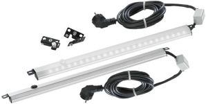 Модуль освітлення MIRSAN 19", 1U, світлодіодний, з автоматичним датчиком руху