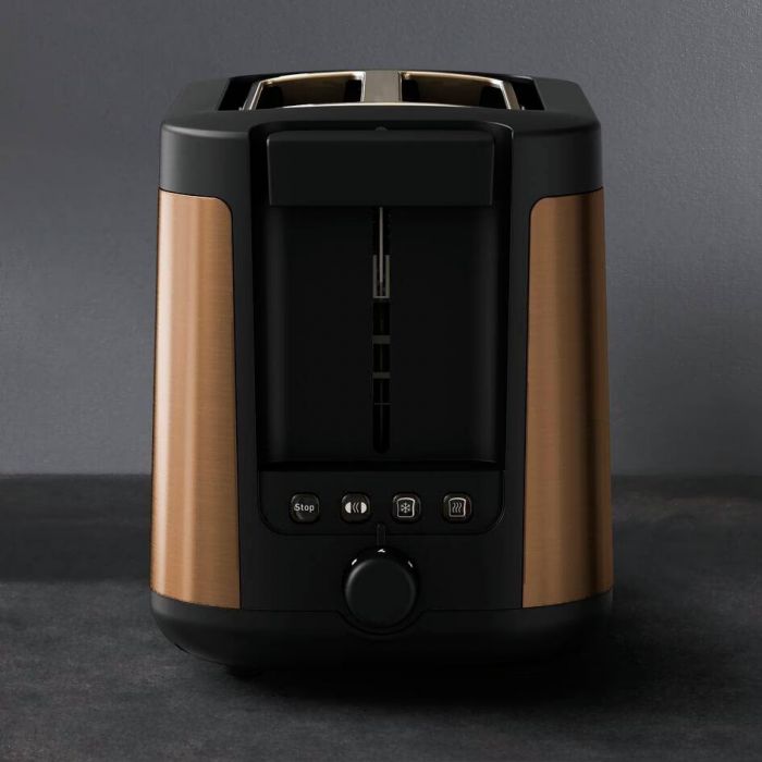 Тостер Tefal Coppertinto 850Вт, розморожування, метал, бронзовий