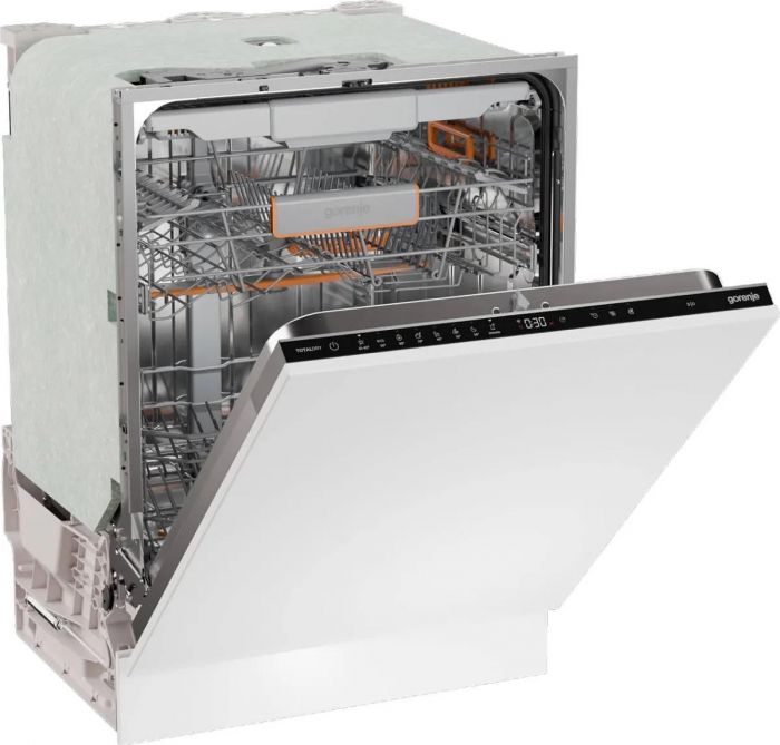 Посудомийна машина Gorenje вбудовувана, 16компл., A+++, 60см, інвертор,Wi-Fi, сенсорн.упр, 3и кошики, білий