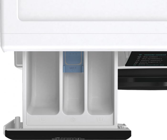 Прально-сушильна машина Gorenje фронтальна, 9(6)кг, 1400, A+, 55см, дисплей, інвертор, Wi-Fi, білий