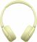 Навушники On-ear Sony WH-CH520 BT 5.2, SBC, AAC, Wireless, Mic, Жовтий
