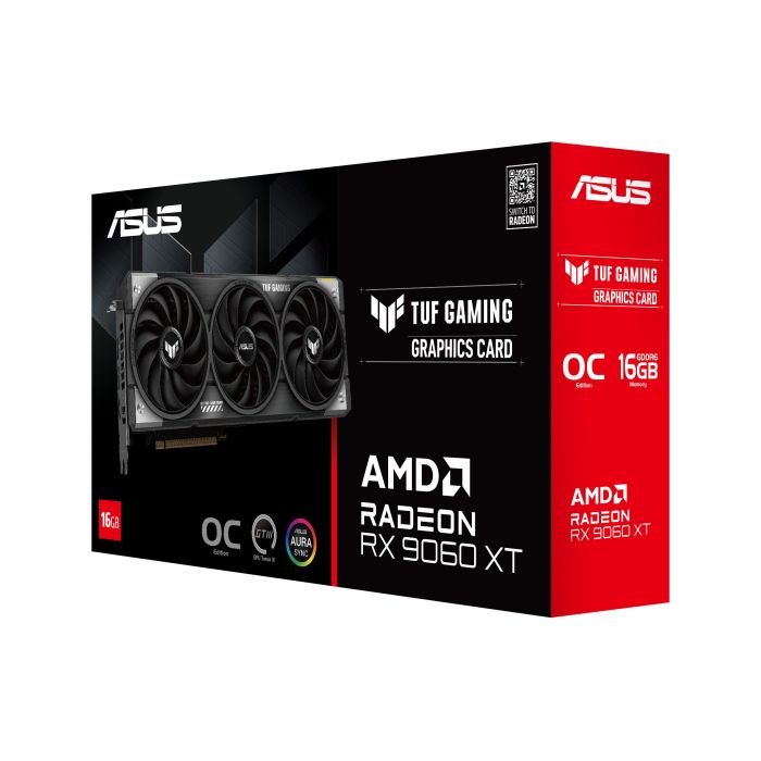 Вiдеокарта ASUS Radeon RX 9060 XT 16GB GDDR6 OC TUF-RX9060XT-O16G-GAMING