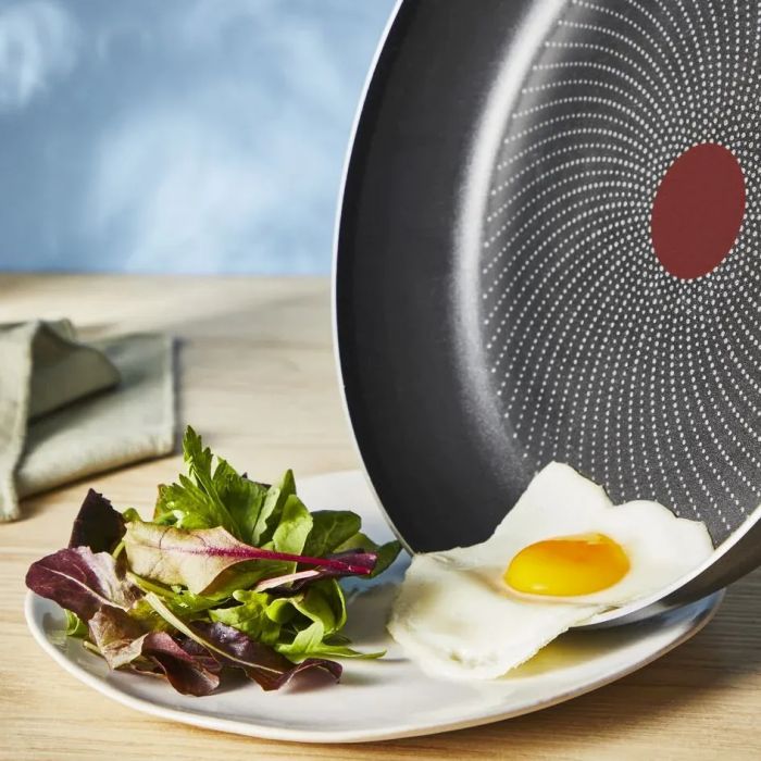Сковорода з кришкою Tefal So' Light, 26см, алюміній, бакеліт, скло, чорний