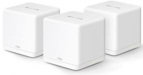 Система WiFi-Mesh MERCUSYS Halo H60X AX1500, 3xGE LAN/WAN, 3мод