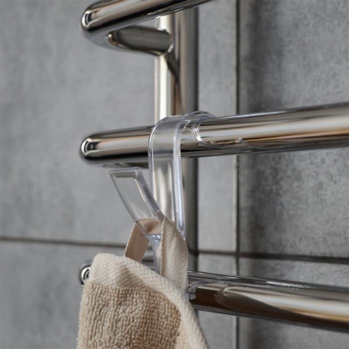 Гачок Navin для рушникосушарки прозорий, пластик