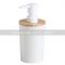 Диспенсер для мила Ardesto Minimalism 380мл, поліпропілен, бамбук, білий