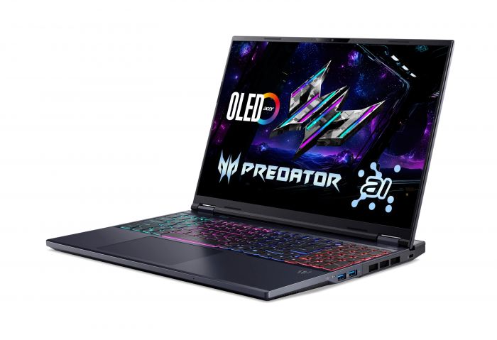 Ноутбук Acer Predator Helios Neo 16 PHN16-73 16" WQXGA, Intel U9-275HX, 64GB, F1TB+1TB, NVD5070Ti-12, Win11