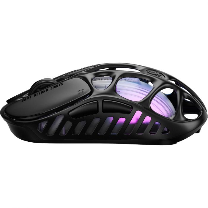 Миша GravaStar Mercury X Pro, 8K, BT/WL/USB-A, RGB, чорний
