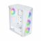 Корпус 2E GAMING Aruba G3313W, без БЖ 1xUSB3.0, 2xUSB2.0, 5x120мм ARGB, VGA 330мм, LCS ready, HUB, TG Side Panel, ATX, білий