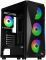Корпус 2E GAMING Aruba G3313B, без БЖ 1xUSB3.0, 2xUSB2.0, 5x120мм ARGB, VGA 300мм, LCS ready, HUB, TG Side Panel, ATX, чорний