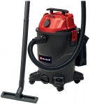Пилосос професійний Einhell 1930 А, 1500 Вт, пластик 30 л, 190 мбар, шланг 2.5 м, кабель 3 м, розетка 2 кВт, 4.7 кг