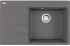 Мийка кухонна Franke Centro, фраграніт, прямокутник, з крилом, 780х500х200мм, чаша - 1, врізна, CNG 611-78 TL, сірий камінь