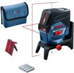 Нівелір лазерний Bosch GCL2-50C+RM2 до 20м, ±0.3мм/м, 4AAx1.5В, IP54, чохол, 0.6кг