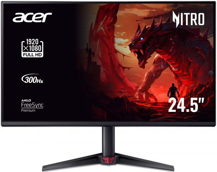 Монітор Acer 24.5 VG250QFbmiipx 2xHDMI, DP, MM, IPS, 300Hz, 1ms, FreeSync