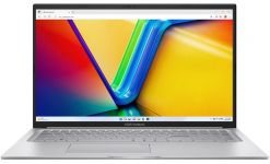Ноутбук ASUS Vivobook 17 X1704VA-AU756 17.3" FHD IPS, Intel i3-1315U, 16GB, F512GB, UMA, NoOS, Сріблястий