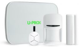 Комплект охоронної сигналізації U-Prox MPX LE KF kit White, U-Prox MPX LE, U-Prox PIR, U-Prox WDC, U-Prox Keyfob B4, бездротовий, білий