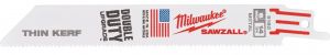 Полотно пиляльне для шабельної пилки Milwaukee GP по металу, крок зуба 1.8ммх150мм, 5шт