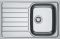 Мийка кухонна Franke Spark, нерж.сталь, прямокутник, з крилом, 780х500х340мм, чаша - 1, врізна, SKL 611-78, нерж декор