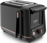 Тостер Tefal Includeo 850Вт, розморожування, щипці, термопластик, чорний