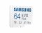 Карта пам'яті Samsung microSDXC   64GB C10 UHS-I R130MB/s Evo Plus + SD