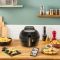 Мультипіч Tefal ActiFry & Grill Genius, 1500Вт, чаша-4л, сенсорне керув., підкл. до смартфону, авто перемішування, пластик, чорно-золотий